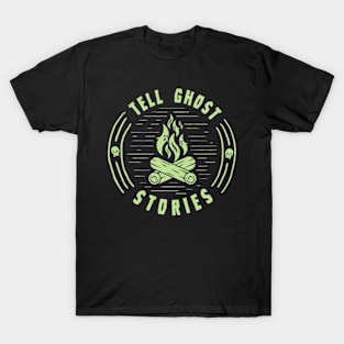 Ghost Campfire (Ghastly Green) T-Shirt